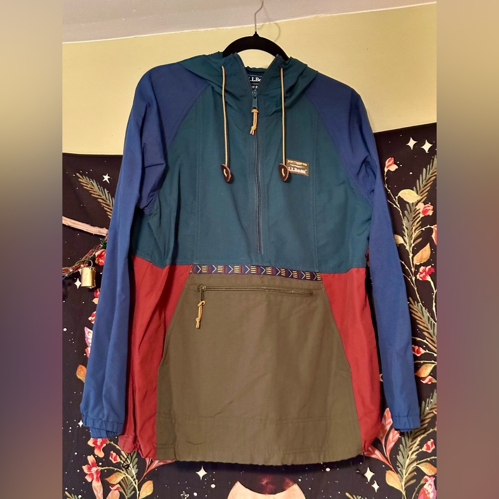 LL Bean anorak jacket windbreaker